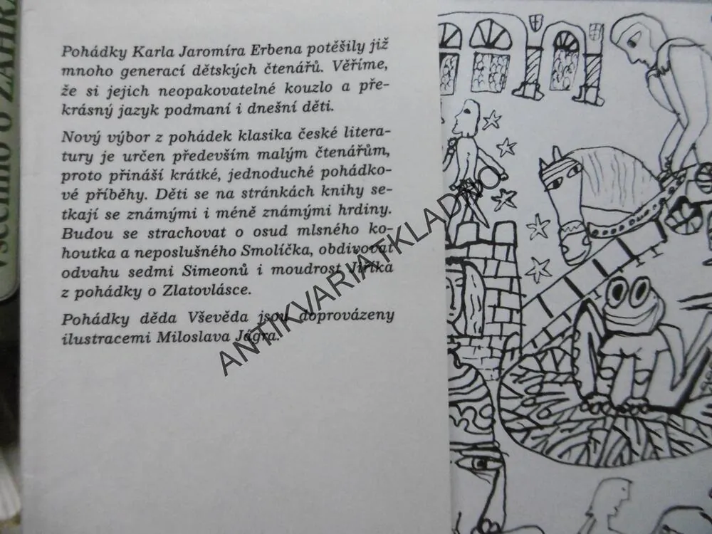 POHÁDKY DĚDA VŠEVĚDA, KAREL JAROMÍR ERBEN, MILOSLAV JÁGR,**an