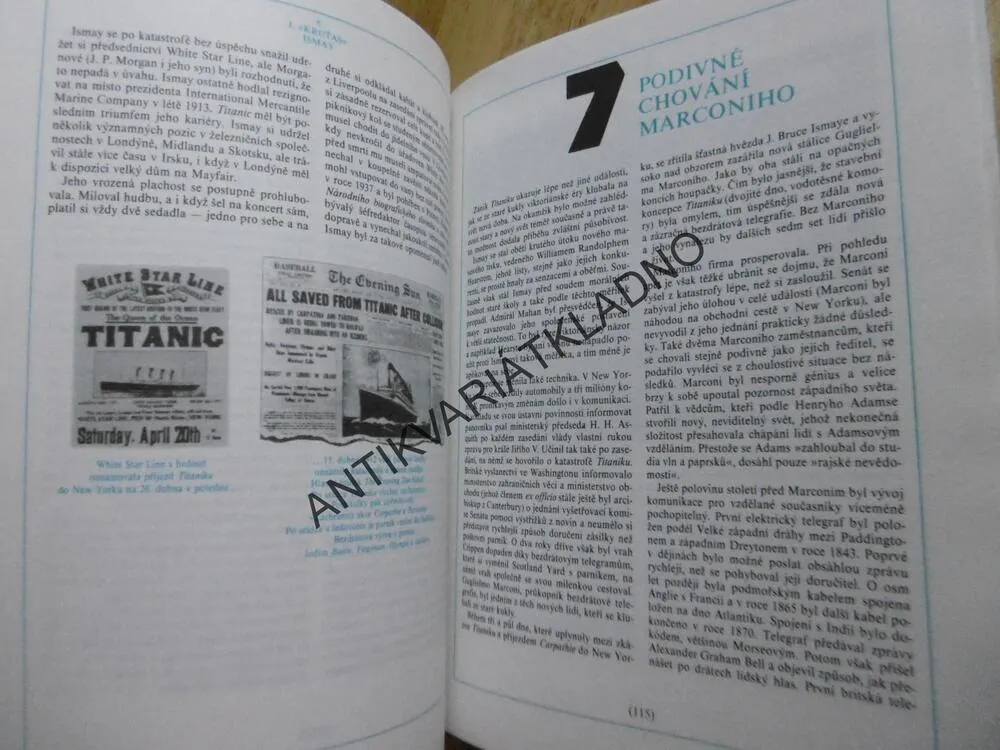 TITANIC, MICHAEL DAVIE, 1991, **an
