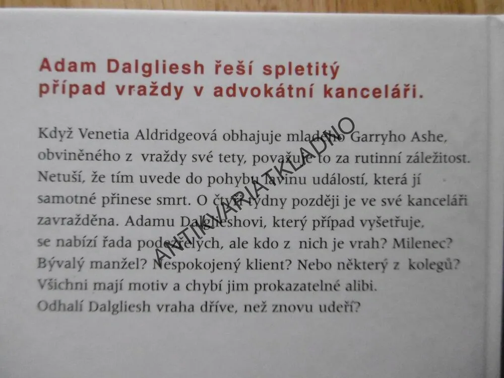 VÍM, ŽE JSI VRAH, P.D.JAMESOVÁ, **an