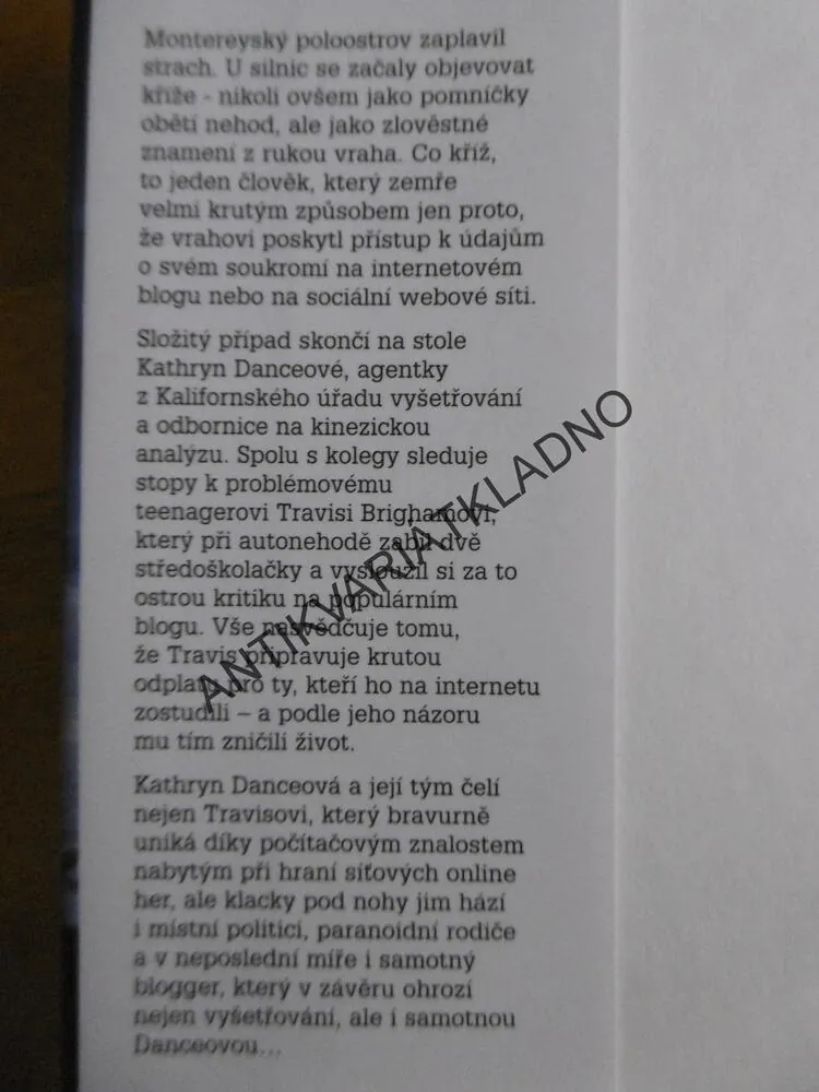 KŘÍŽE U CESTY, JEFFERY DEAVER, **an