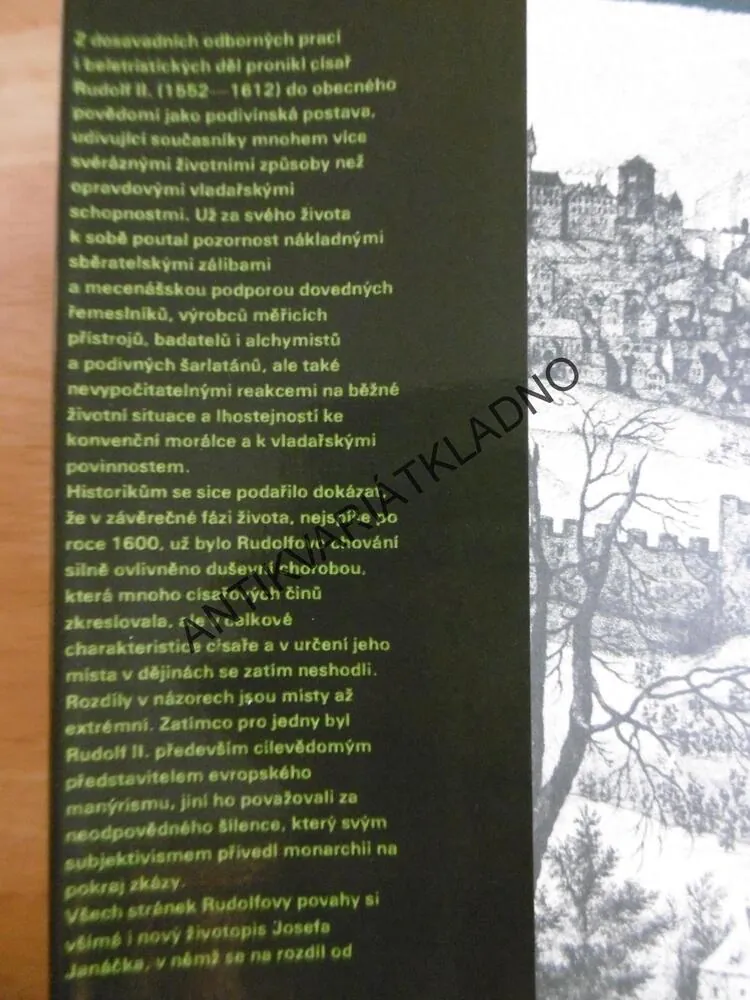 RUDOLF II. A JEHO DOBA, JANÁČEK, CÍSAŘ, **an
