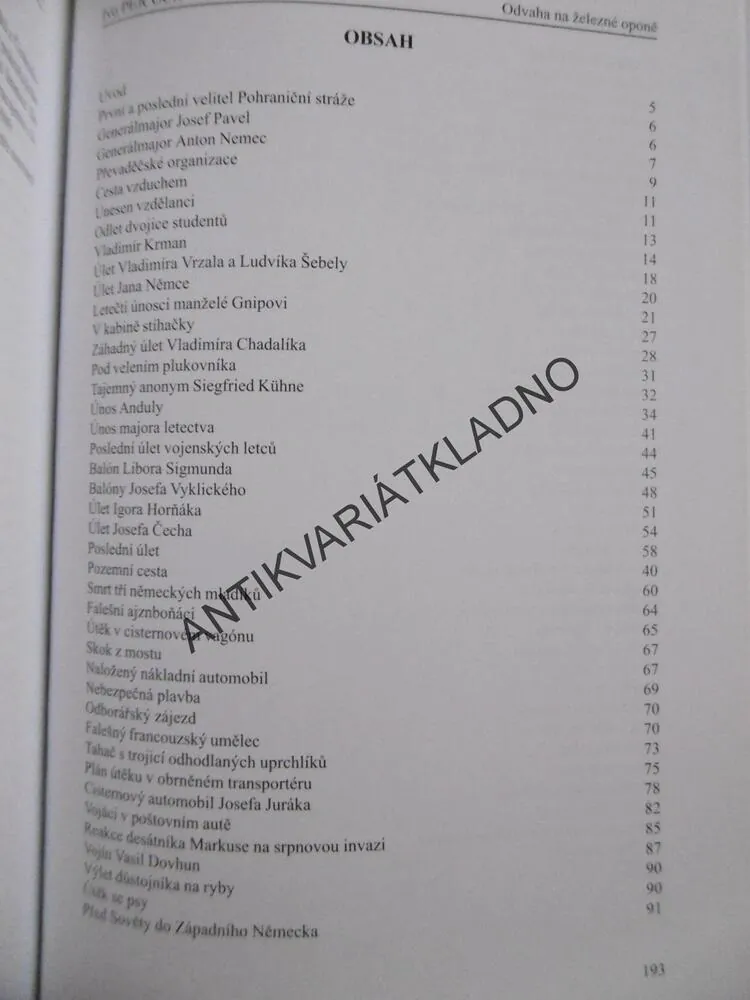 ODVAHA NA ŽELEZNÉ OPONĚ 5., IVO PEJČOCH, **an