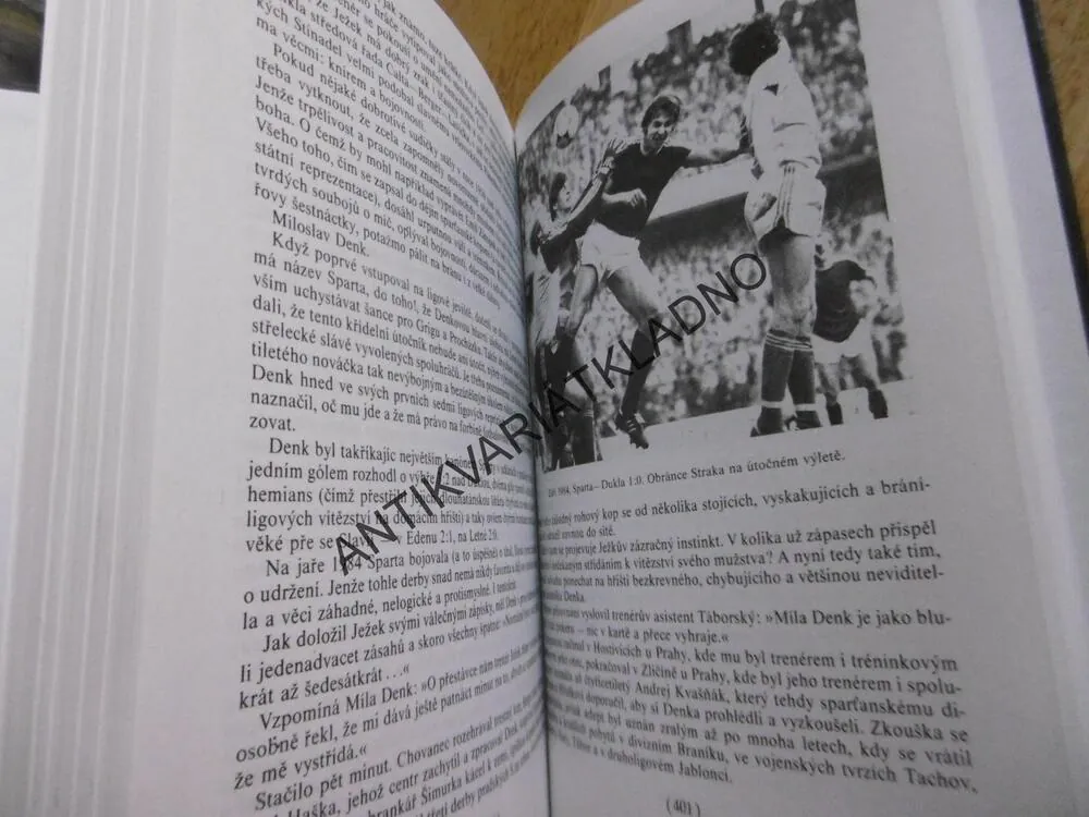 ŽELEZNÁ SPARTA, VÍTĚZSLAV HOUŠKA, SPARTA PRAHA, **an