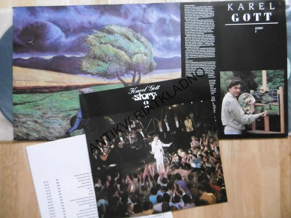 KAREL GOTT, STORY 2, + VELKÝ PLAKÁT, 2 LP, BOOK