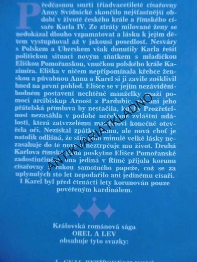 DRUHÁ CÍSAŘOVNA, OREL A LEV V., LUDMILA VAŇKOVÁ, **an