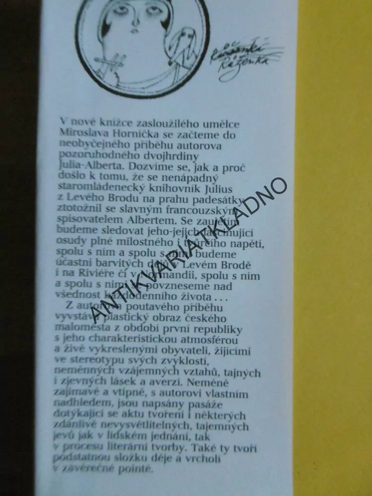 JULIUS A ALBERT, MIROSLAV HORNÍČEK, ADOLF BORN, **an