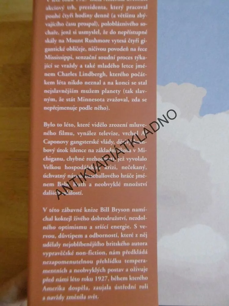 AMERIKA 1927, LINDBERGH, LETCI A HRDINOVÉ TRANSATLANTIKU, BILL BRYSON, **an