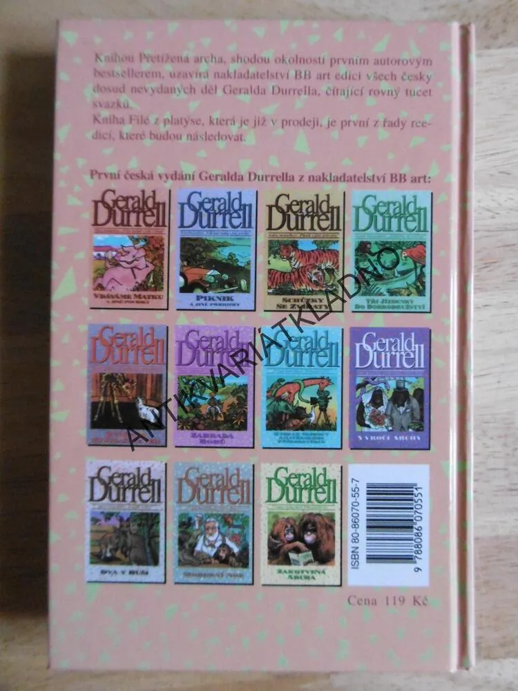 PŘETÍŽENÁ ARCHA, GERALD DURRELL, **an
