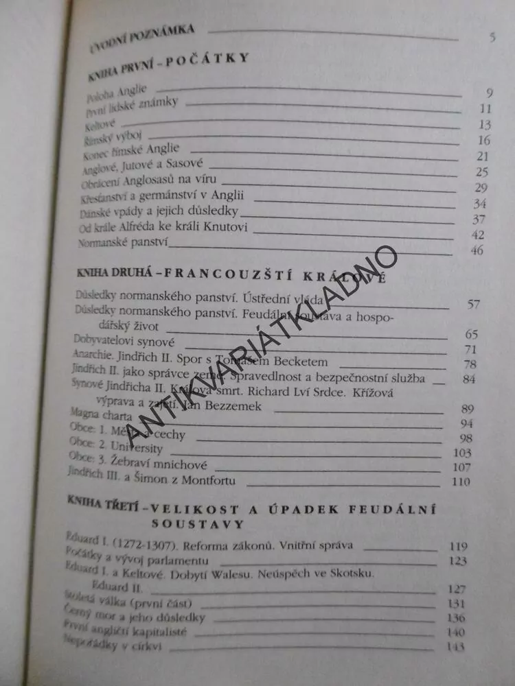 DĚJINY ANGLIE,ANDRÉ MAUROIS,DĚJINY STÁTŮ, **an