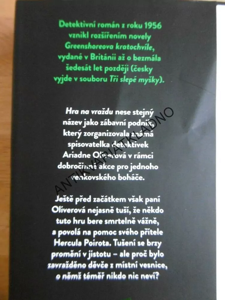 HRA NA VRAŽDU, AGATHA CHRISTIE, HERCULE POIROT, **an