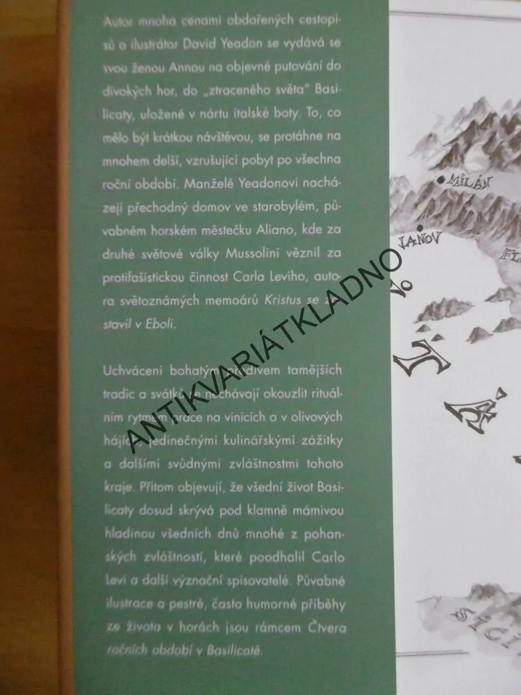ČTVERO ROČNÍCH OBDOBÍ V BASILICATĚ, JIH ITÁLIE, DAVID YEADON, **an