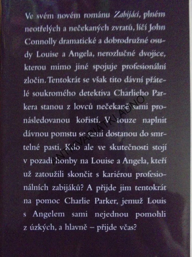 ZABIJÁCI, JOHN CONNOLLY