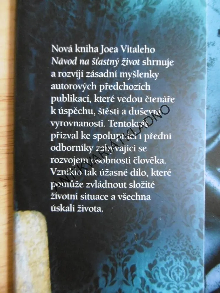 NÁVOD NA ŠŤASTNÝ ŽIVOT, JOE VITALE, **an