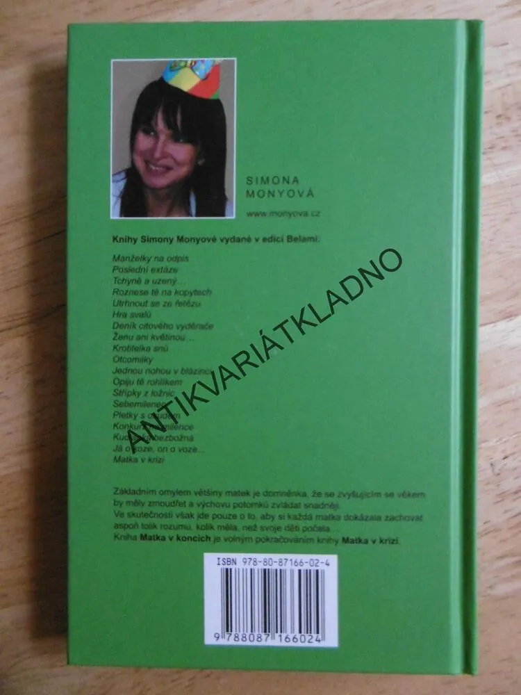 MATKA V KONCÍCH, SIMONA MONYOVÁ, **an