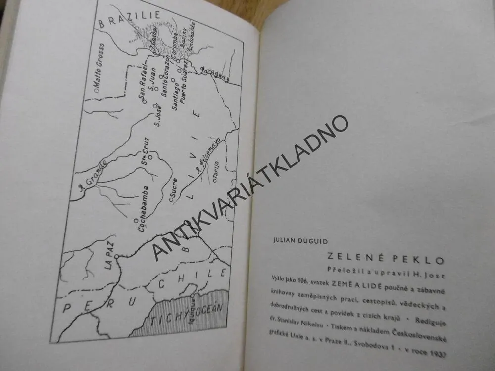ZELENÉ PEKLO, JULIAN DUGUID, 1937, **an