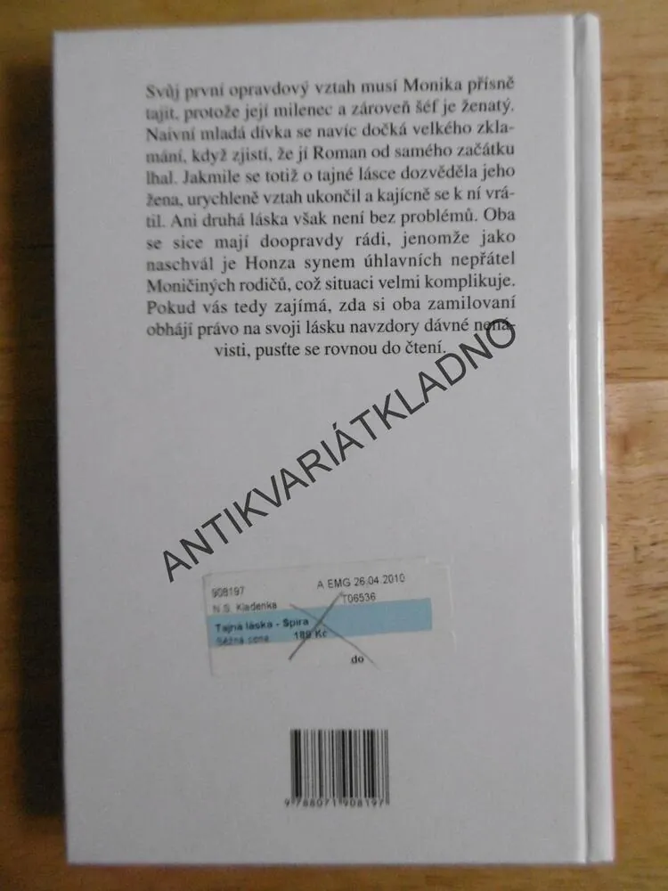TAJNÁ LÁSKA, ZUZANA FRANCKOVÁ, **an