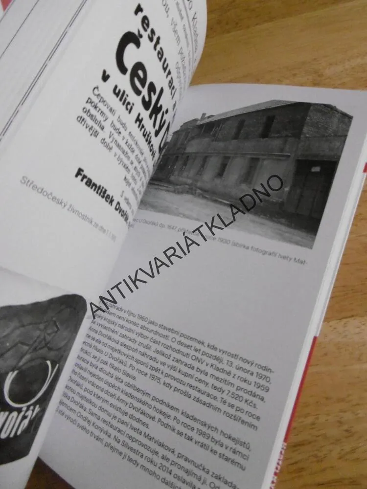 PRŮVODCE HISTORIÍ KLADENSKÝCH HOSTINCŮ, ZDENĚK POSPÍŠIL,2.DÍL NOVÉ KLADNO, PODPRŮHON, ROZDĚLOV, **an