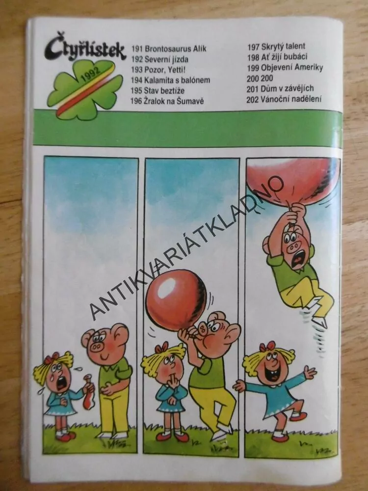 ČTYŘLÍSTEK 194 - KALAMITA S BALÓNEM