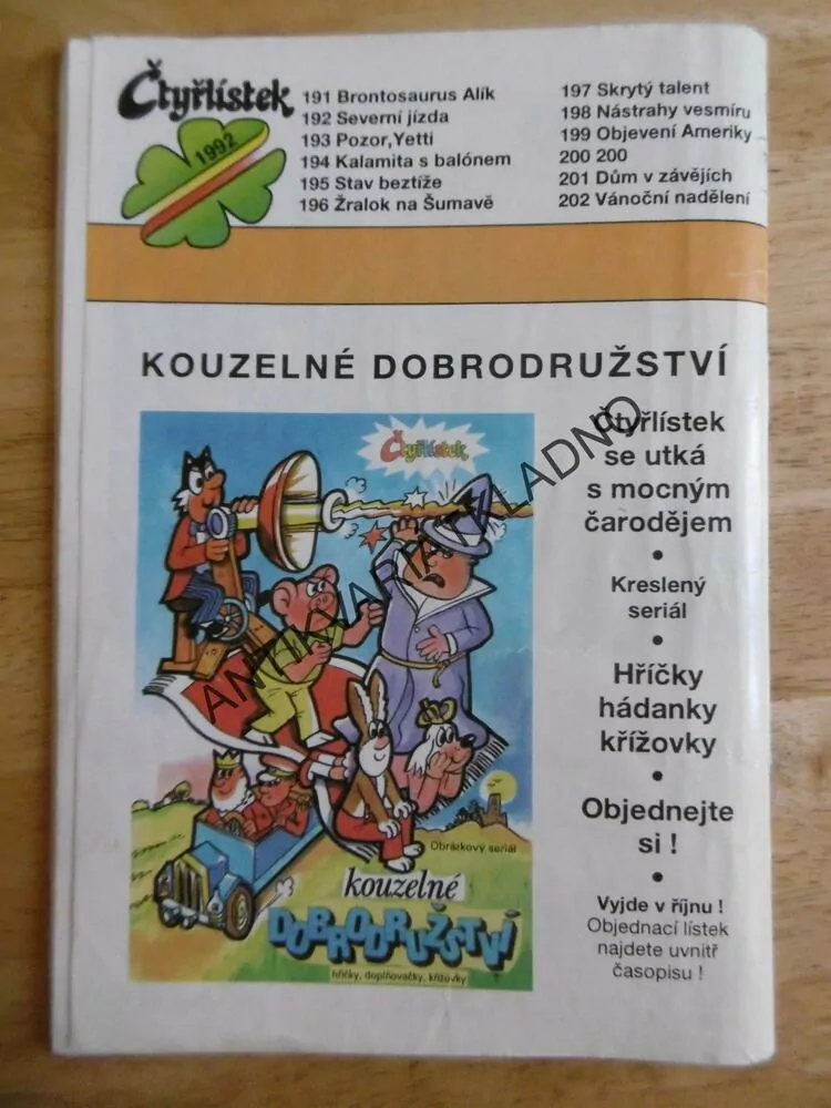 ČTYŘLÍSTEK 198 - NÁSTRAHY VESMÍRU