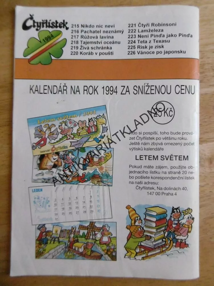 ČTYŘLÍSTEK 215 - NIKDO NIC NEVÍ