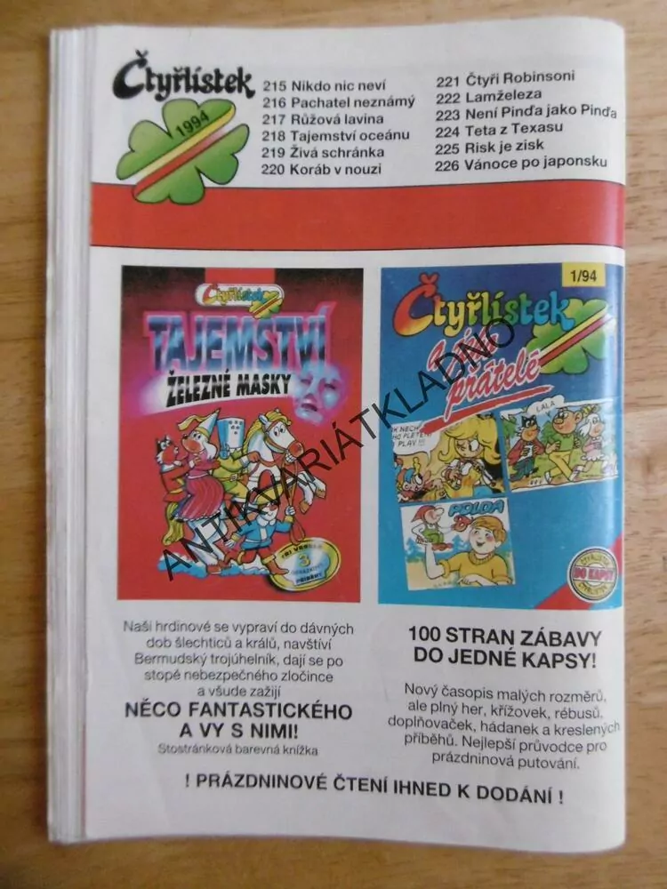 ČTYŘLÍSTEK 221 - ČTYŘI ROBINSONI