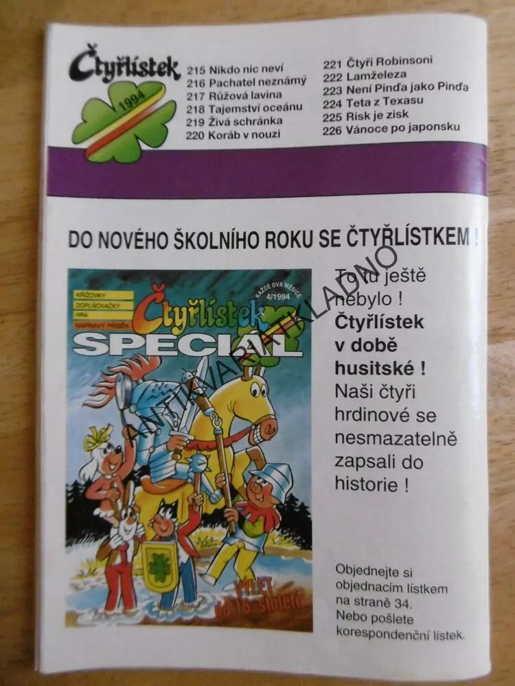 ČTYŘLÍSTEK 222 - LAMŽELEZA