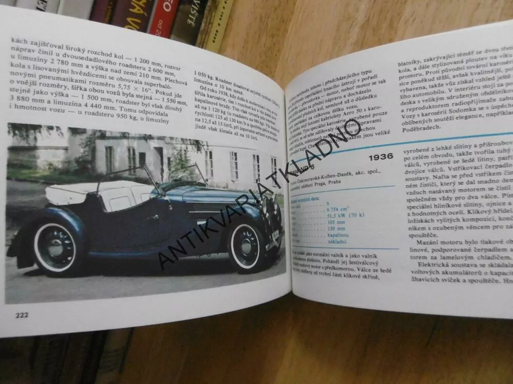 ATLAS NAŠICH AUTOMOBILŮ 3., 1929-1936, ADOLF KUBA, **an