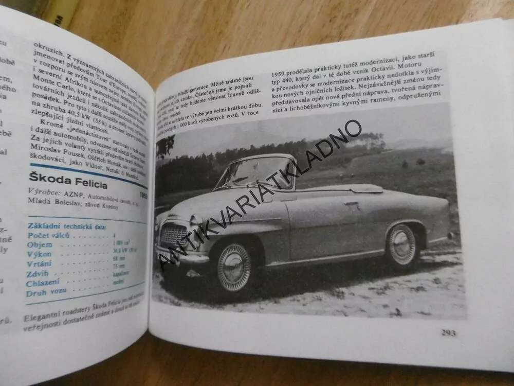 ATLAS NAŠICH AUTOMOBILŮ 4., 1937-1963, ADOLF KUBA, **an