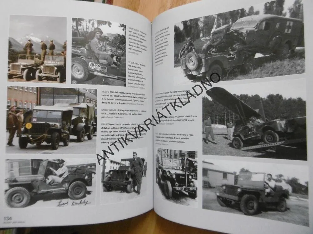 VOJENSKÝ JEEP, TYPY OD ROKU 1940, DOPRAVA, VÁLKA, **an
