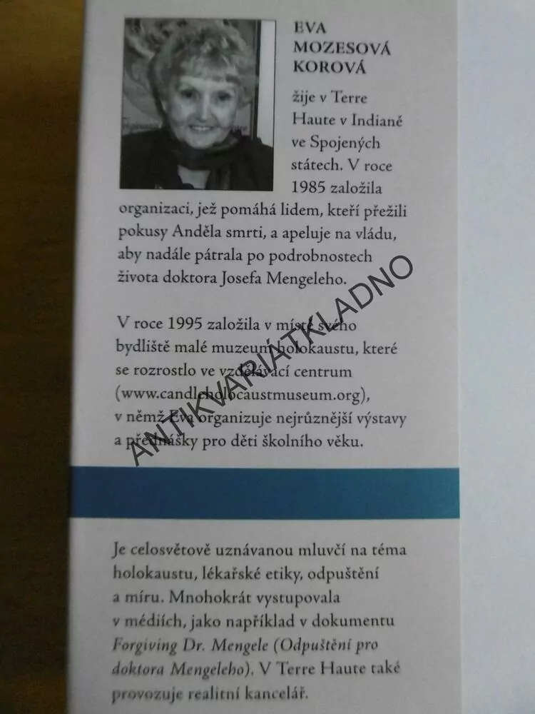 DĚTI, KTERÉ PŘEŽILY MENGELEHO, EVA MOZESOVÁ KOROVÁ, **an