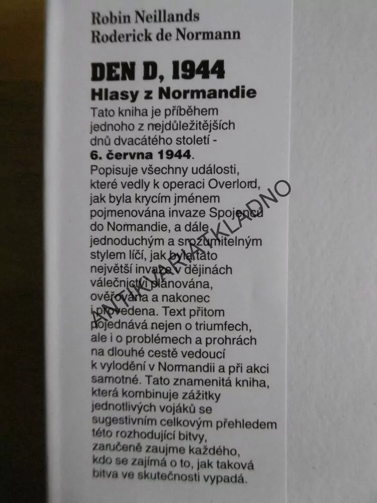 DEN D, HLASY Z NORMANDIE 1944, **an 