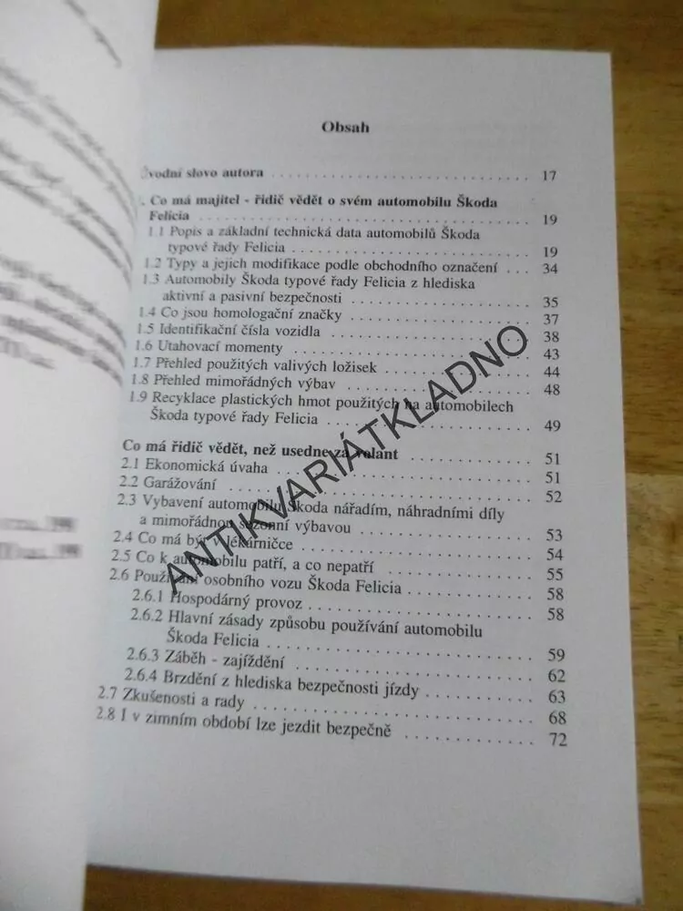 AUTOMOBILY ŠKODA FELICIA, MARIO RENÉ CEDRYCH, **an