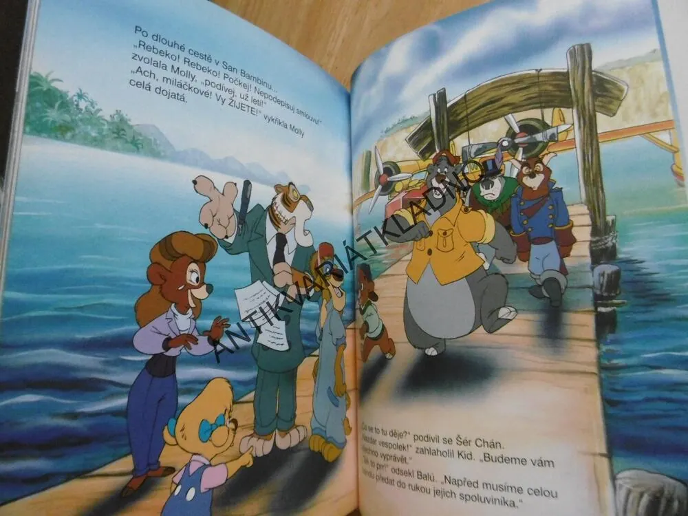 PILOT BALÚ ZASAHUJE, WALT DISNEY, **an