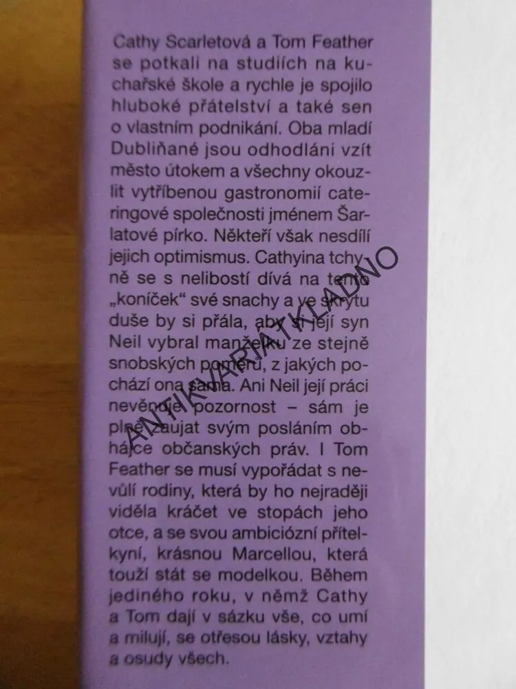 ŠARLATOVÉ PÍRKO, MAEVE BINCHY, **an