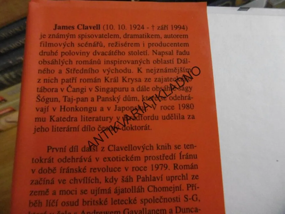 SMRŠŤ, 1-3, JAMES CLAVELL, JAPONSKO, HISTORIE, **an