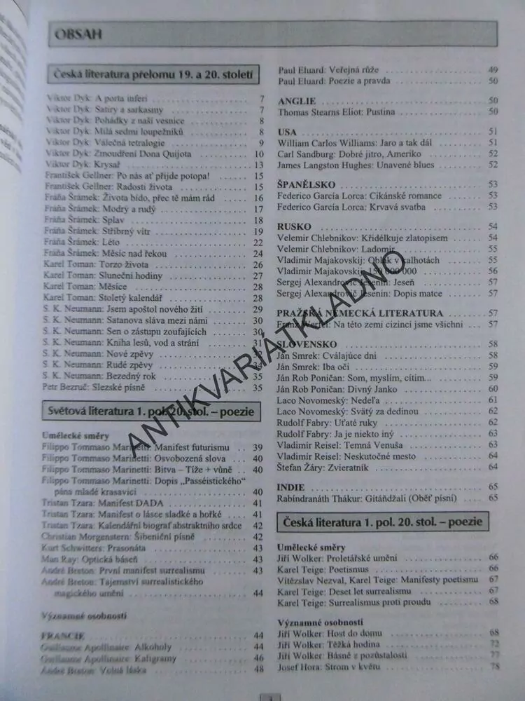 ČÍTANKA III. K LITERATUŘE V KOSTCE PRO STŘEDNÍ ŠKOLY, SOCHROVÁ