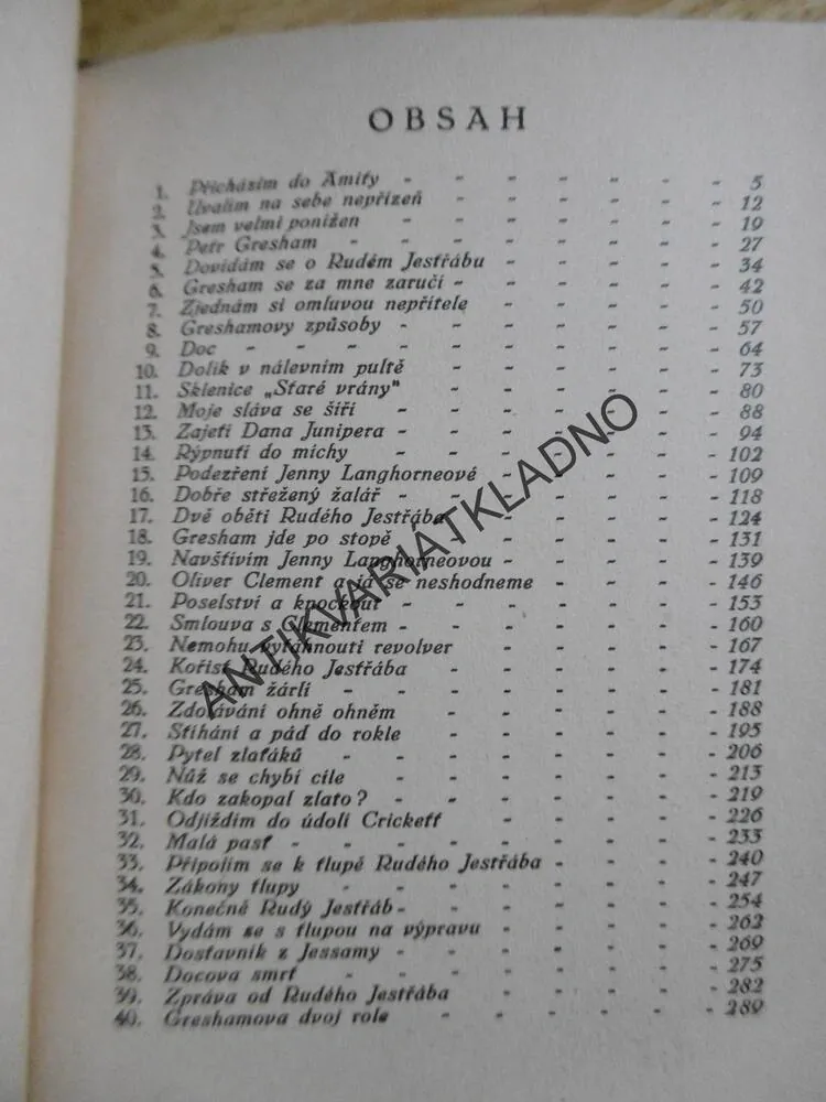 RUDÝ JESTŘÁB, MAX BRAND, 1930, **an