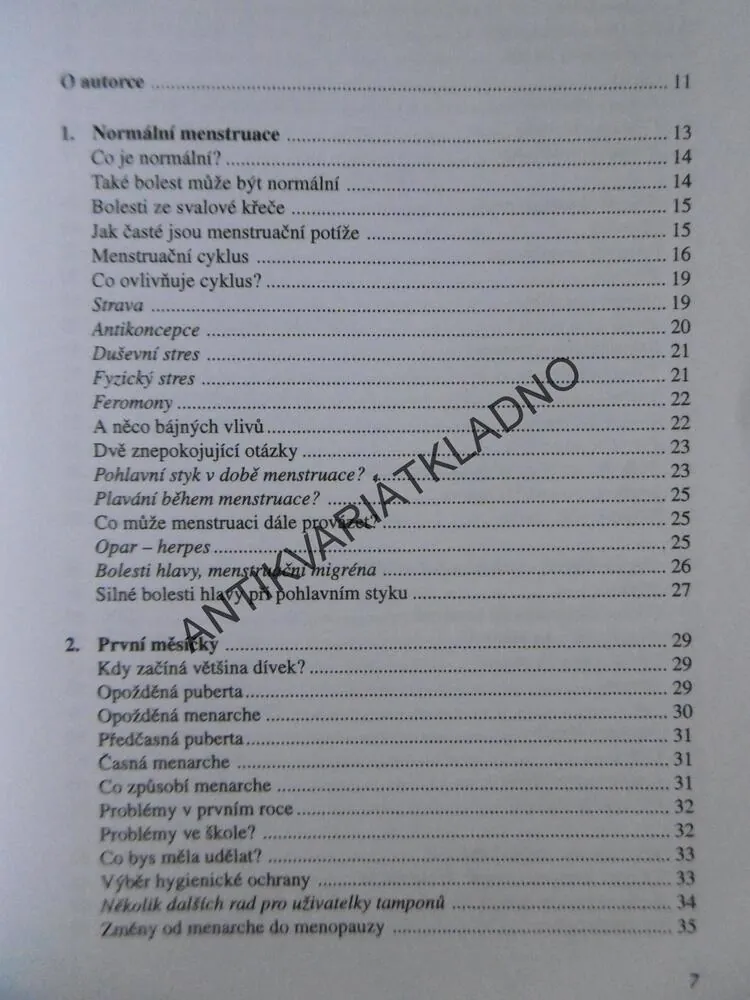 OBTÍŽNÉ DNY, O MESTRUACI OD A DO Z, CAROLINE SHREEVE