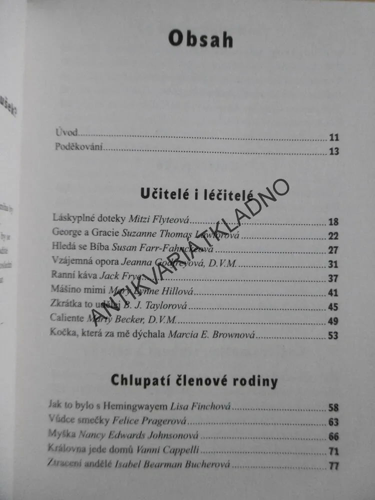 VELKÁ KOČIČÍ LÁSKA, MARTY BECKER, **an