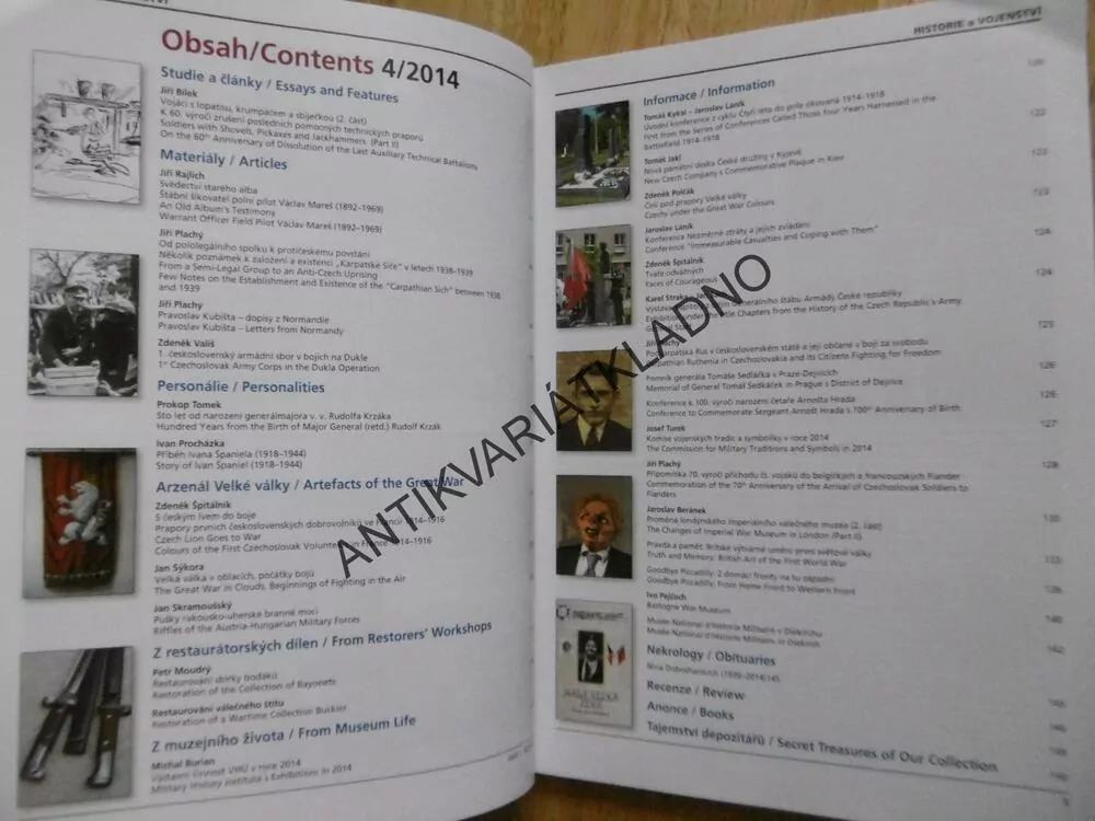 HISTORIE A VOJENSTVÍ 4, 4/2014, PEVNOST, LETECKÁ BITVA, PALEOLYTY,