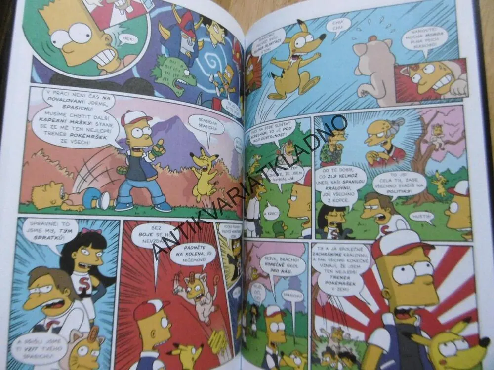 VELKÁ DAREBÁCKÁ KNIHA BARTA SIMPSONA, KOMIKS, **an