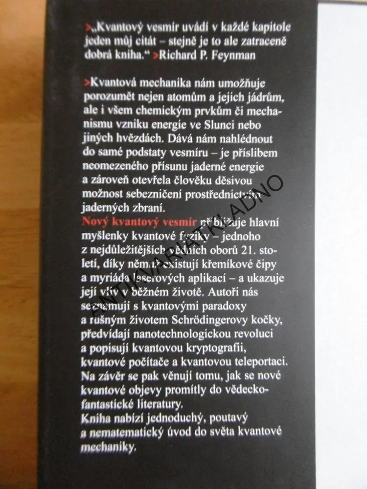 NOVÝ KVANTOVÝ VESMÍR, TONY JEY, PATRICK WALTERS, FYZIKA, **an