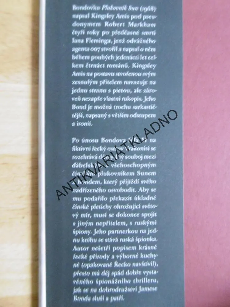 PLUKOVNÍK SUN, KINGSLEY AMIS, **an