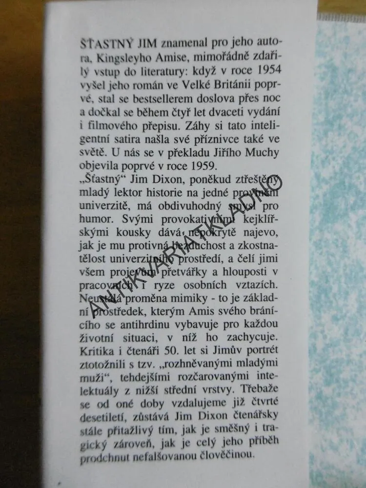 ŠŤASTNÝ JIM, KINGSLEY AMIS, ADOLF BORN, **an