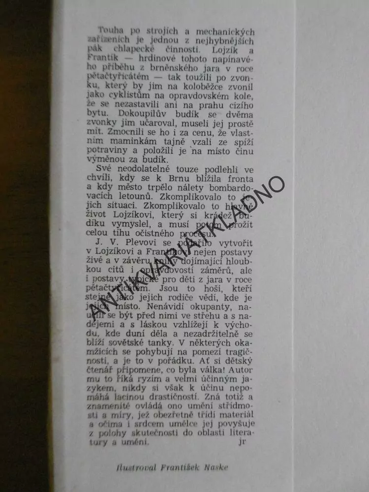 BUDÍK, JOSEF V. PLEVA, 1956, **an