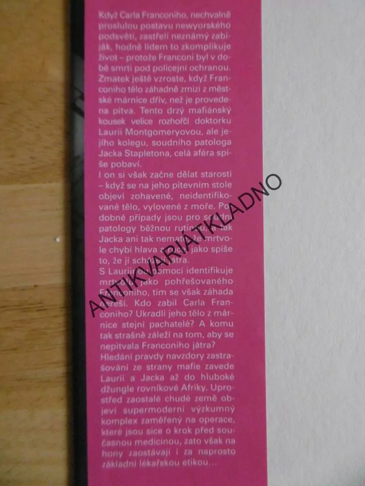 CHROMOZOM 6, ROBIN COOK, **an