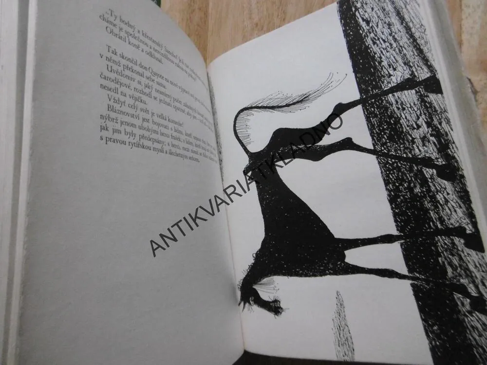PŘÍBĚHY DONA QUIJOTA, JAROMÍR JOHN, CERVANTES, FRANTIŠEK TICHÝ, 1941, **an