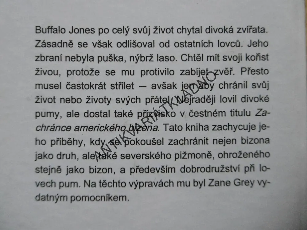 POSLEDNÍ LOVEC PRÉRIE, ZANE GREY, GLAJC, **an