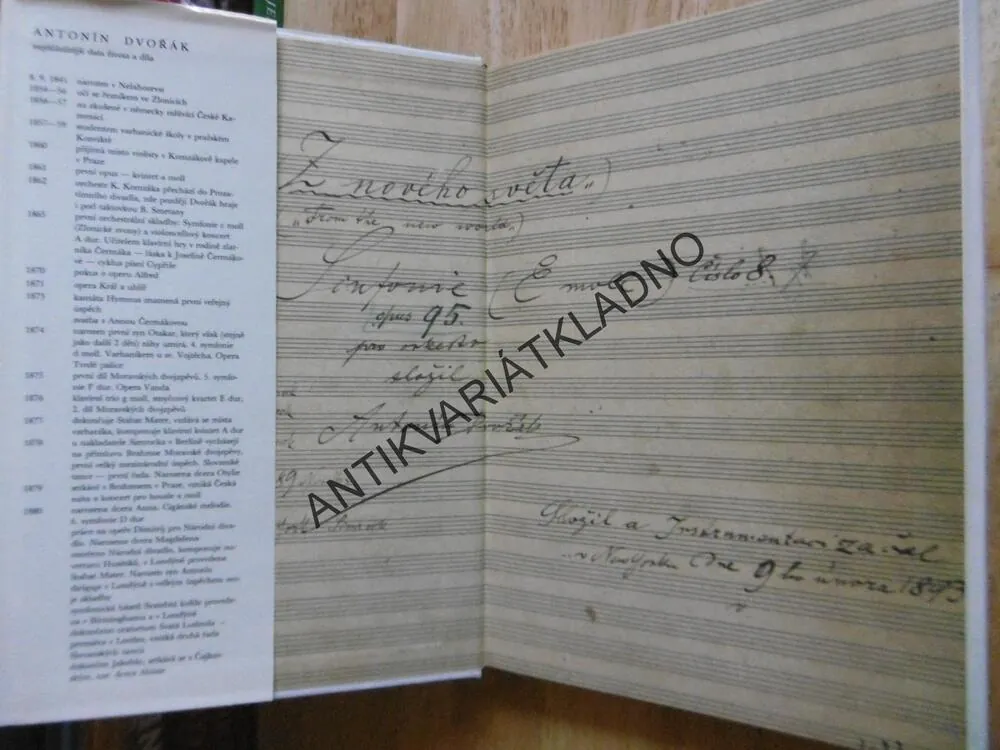 PODZIM V NOVÉM SVĚTĚ, ANTONÍN DVOŘÁK, SVATOSLAV GOSMAN,