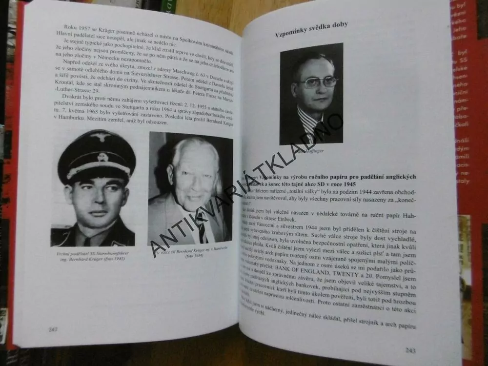 ĎÁBLOVA DÍLNA, NEJVĚTŠÍ PADĚLATELSKÁ OPERACE VŠECH DOB, ADOLF BURGER, **an